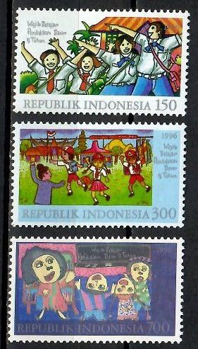 Znaczek Indonezja 1996 Mi 1617-1619 Czyste **