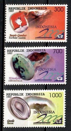 Znaczek Indonezja 1997 Mi 1695-1697 Czyste **