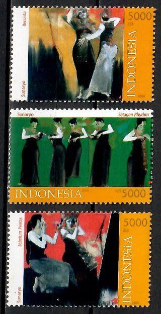 Znaczek Indonezja 2004 Mi 2383-2385 Czyste **