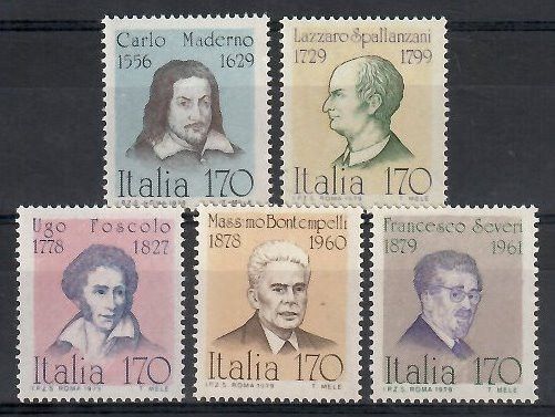 Znaczek Włochy 1979 Mi 1652-1656 Czyste **