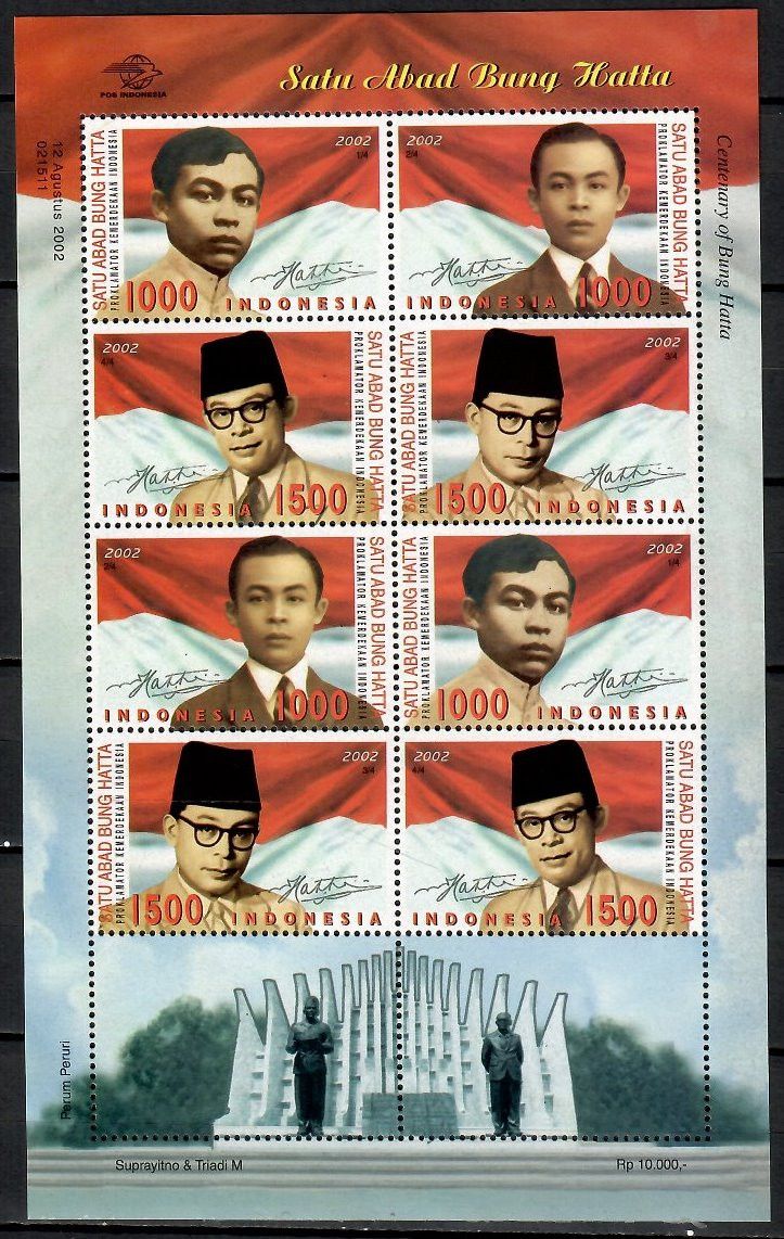 Znaczek Indonezja 2002 Mi 2199-2202 Czyste **