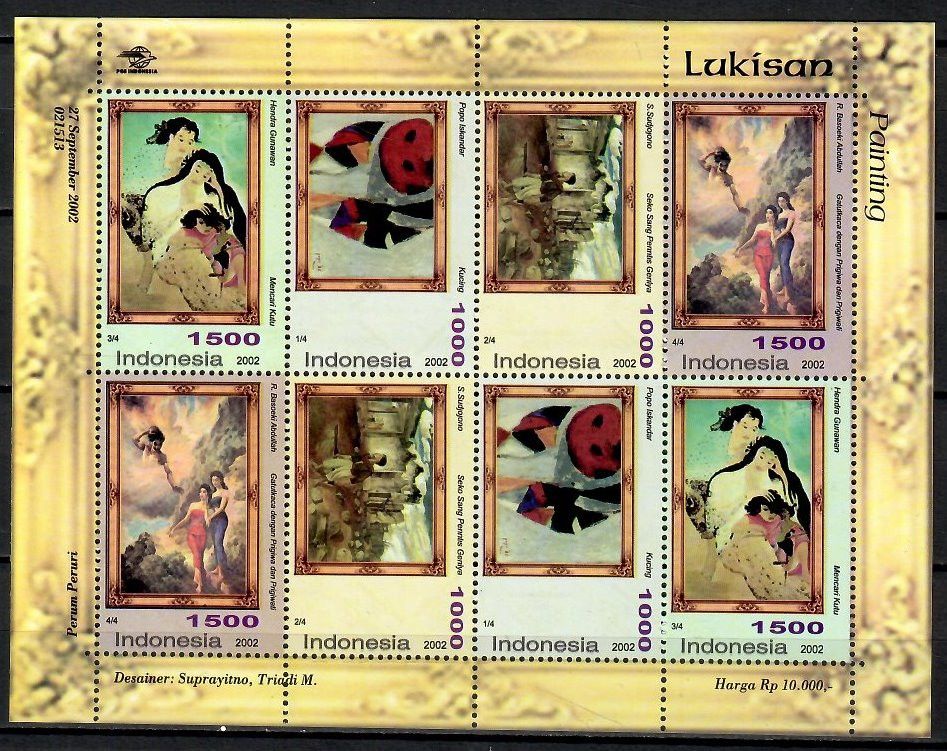Znaczek Indonezja 2002 Mi ark 2208-2211 Czyste **