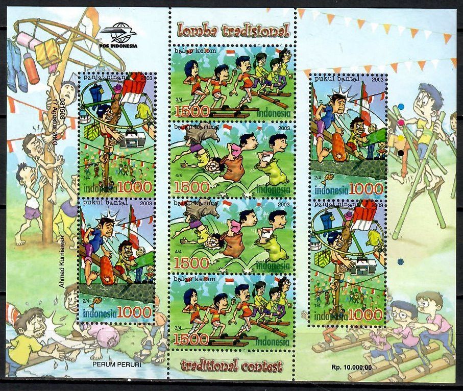 Znaczek Indonezja 2003 Mi 2261-2264 Czyste **