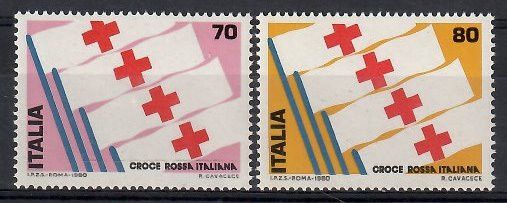 Znaczek Włochy 1980 Mi 1689-1690 Czyste **