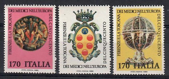 Znaczek Włochy 1980 Mi 1698-1699 Czyste **