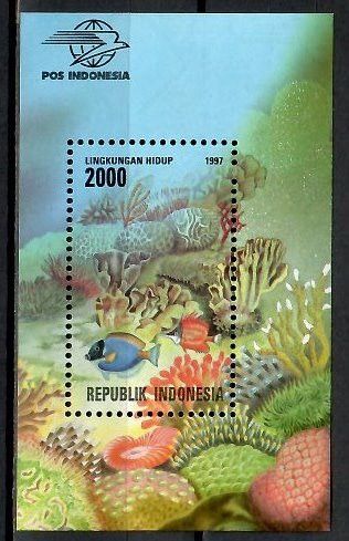 Znaczek Indonezja 1997 Mi bl 122 Czyste **