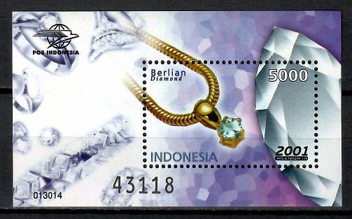 Znaczek Indonezja 2001 Mi bl 171 Czyste **