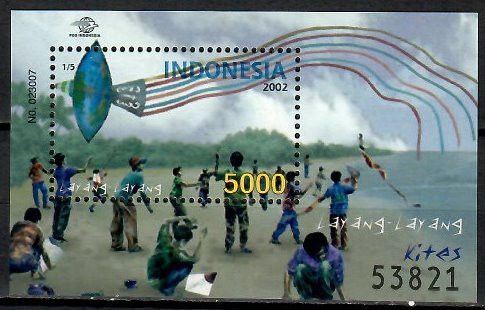 Znaczek Indonezja 2002 Mi bl 177 Czyste **