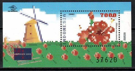 Znaczek Indonezja 2002 Mi bl 180 Czyste **
