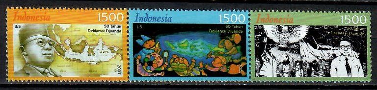 Znaczek Indonezja 2007 Mi 2580-2582 Czyste **