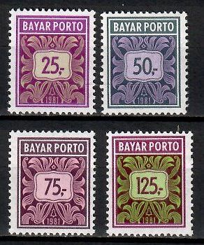 Znaczek Indonezja 1981 Mi por 73-76 Czyste **
