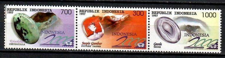Znaczek Indonezja 1997 Mi 1695-1697 Czyste **
