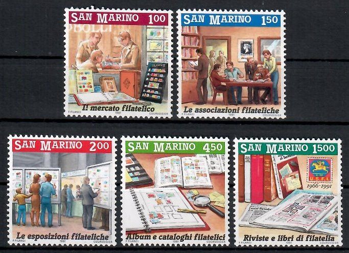 Znaczek San Marino 1991 Mi 1467-1471 Czyste **