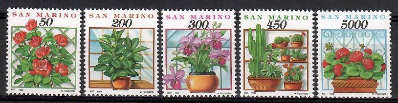 Znaczek San Marino 1992 Mi 1503-1507 Czyste **