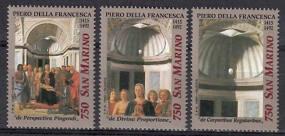 Znaczek San Marino 1992 Mi 1520-1522 Czyste **