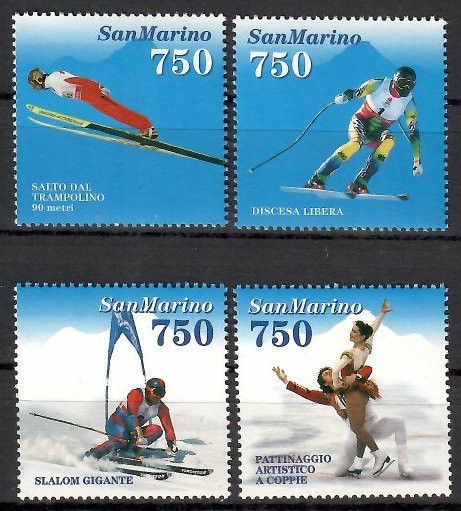 Znaczek San Marino 1994 Mi 1564-1567 Czyste **
