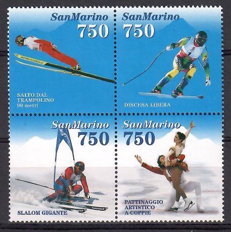 Znaczek San Marino 1994 Mi 1564-1567 Czyste **