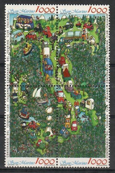 Znaczek San Marino 1994 Mi 1590-1593 Czyste **