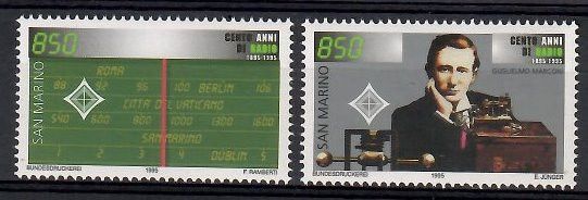 Znaczek San Marino 1995 Mi 1615-1616 Czyste **