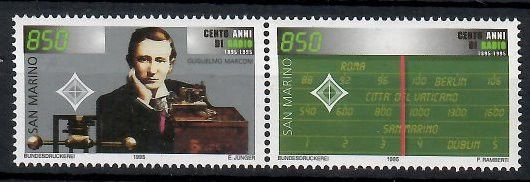 Znaczek San Marino 1995 Mi 1615-1616 Czyste **