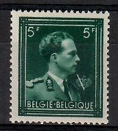 Znaczek Belgia 1944 Mi 691A Czyste **