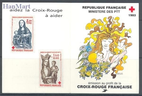 Znaczek Francja 1983 Mi mh 2420-2421 Czyste **