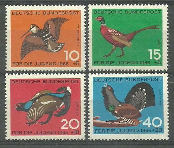 Znaczek Niemcy 1965 Mi 464-467 Czyste **