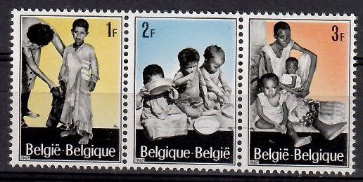 Znaczek Belgia 1967 Mi 1465-1467 Czyste **