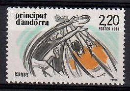 Znaczek Andora (francuska) 1988 Mi 389 Czyste **