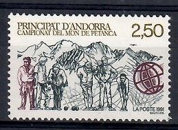 Znaczek Andora (francuska) 1991 Mi 428 Czyste **