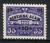 Znaczek Indonezja 1953 Mi 118 Czyste **