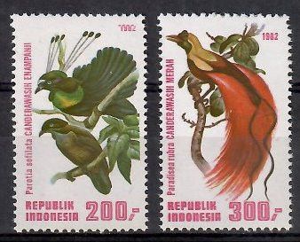 Znaczek Indonezja 1982 Mi 1081-1082 Czyste **