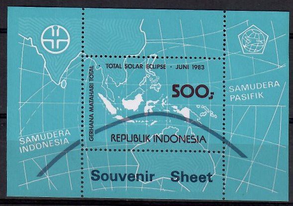Znaczek Indonezja 1983 Mi bl 50 Czyste **
