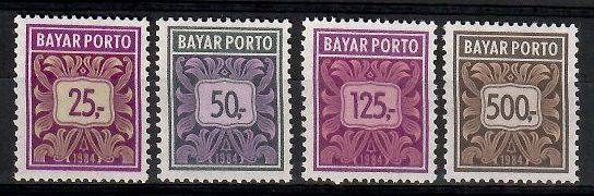 Znaczek Indonezja 1984 Mi por 83-85 Czyste **