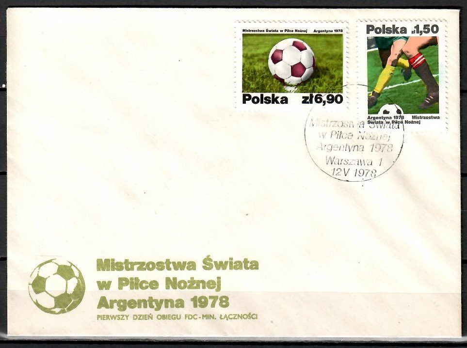 Znaczek Polska 1978 Mi 2557-2558 Fi 2410-2411 FDC