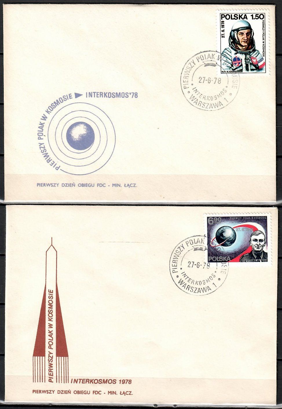 Znaczek Polska 1978 Mi 2563-2564 Fi 2416-2417 FDC