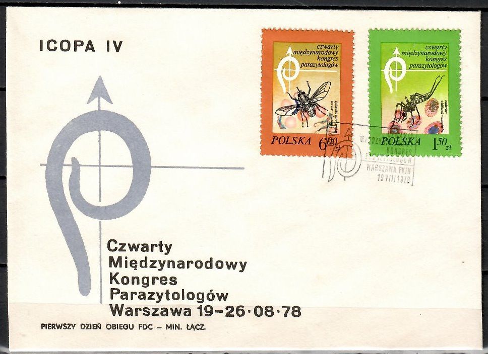 Znaczek Polska 1978 Mi 2567-2568 Fi 2420-2421 FDC