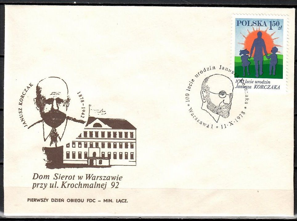 Znaczek Polska 1978 Mi 2582 Fi 2435 FDC