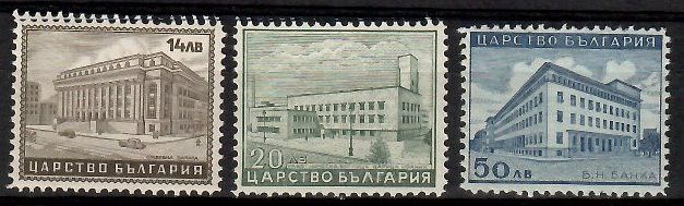 Znaczek Bułgaria 1941 Mi 429-431 Czyste **