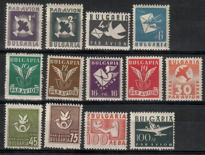 Znaczek Bułgaria 1946 Mi 534-546 Czyste **