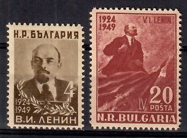 Znaczek Bułgaria 1949 Mi 688-689 Czyste **
