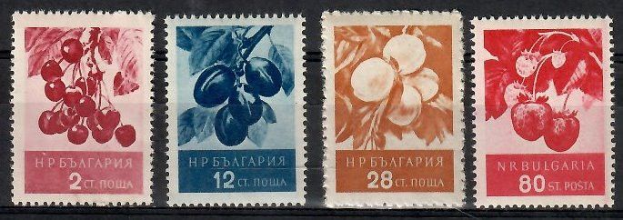 Znaczek Bułgaria 1956 Mi 990-993 Czyste **
