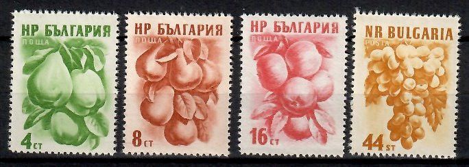 Znaczek Bułgaria 1957 Mi 1022-1025 Czyste **