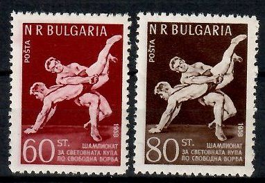 Znaczek Bułgaria 1958 Mi 1067-1068 Czyste **