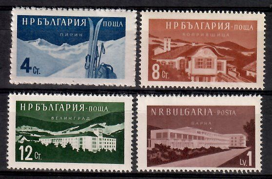 Znaczek Bułgaria 1958 Mi 1069-1072 Czyste **