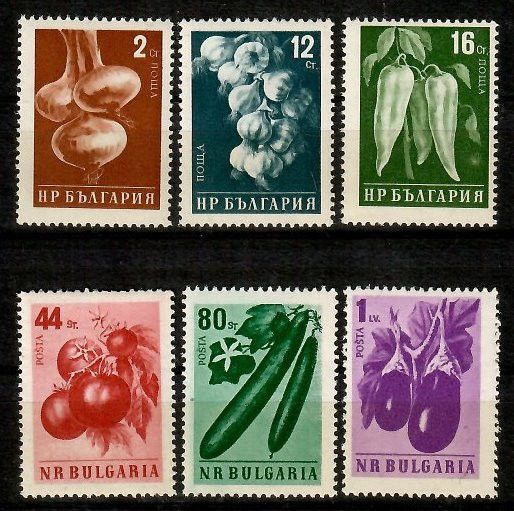 Znaczek Bułgaria 1958 Mi 1079-1084 Czyste **
