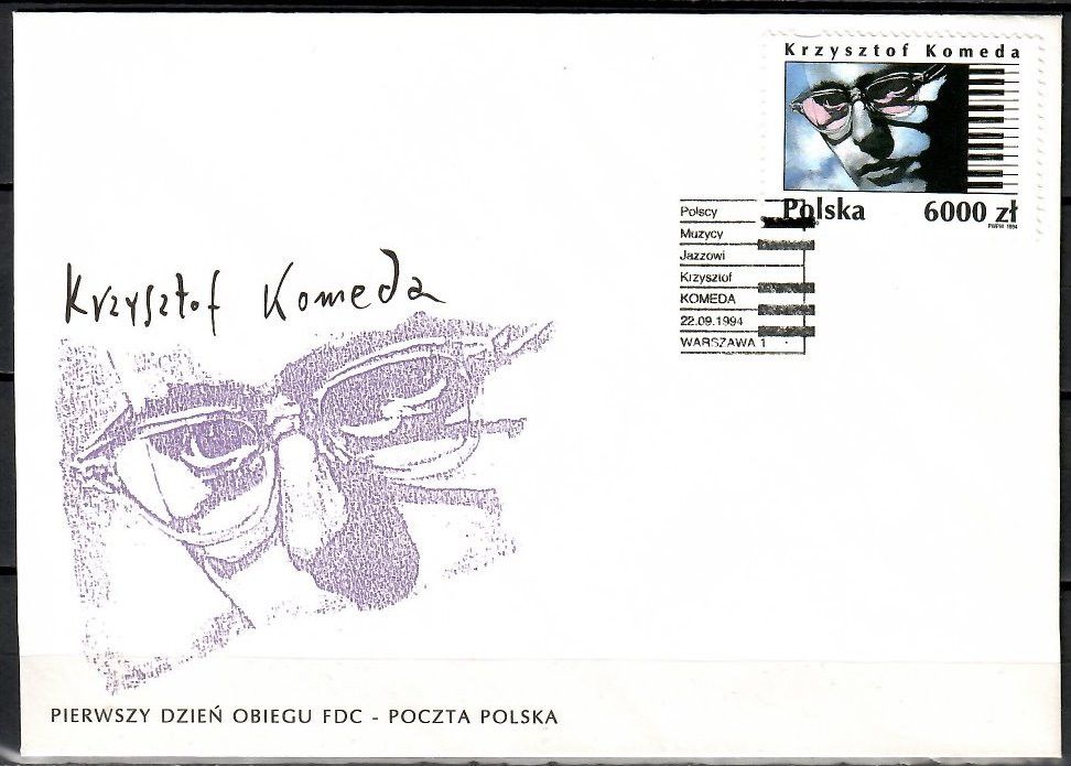Znaczek Polska 1994 Mi 3504 Fi 3356 FDC