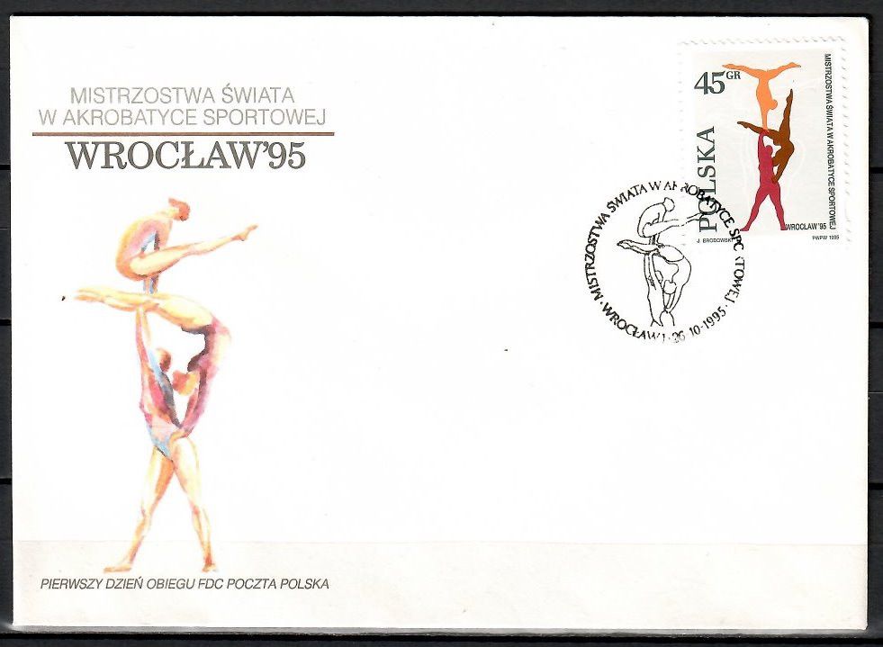 Znaczek Polska 1995 Mi 3563 Fi 3415 FDC