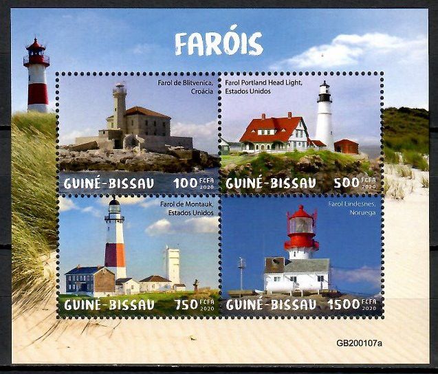 Znaczek Gwinea Bissau 2020 Mi ark 11070-11073 Czyste **