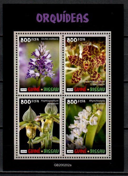 Znaczek Gwinea Bissau 2020 Mi ark 11155-11158 Czyste **